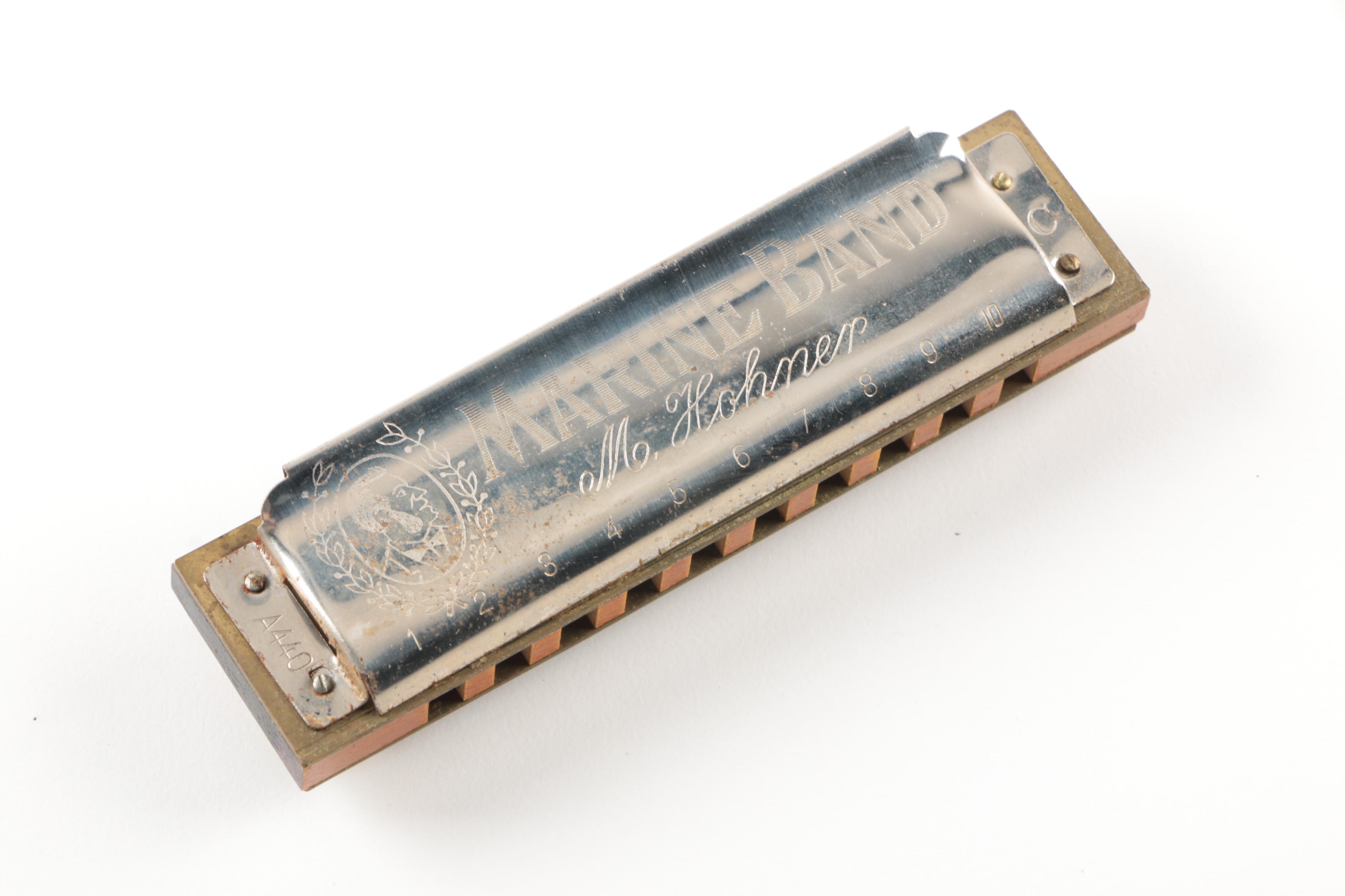 Vintage Harmonicas Including Hohner