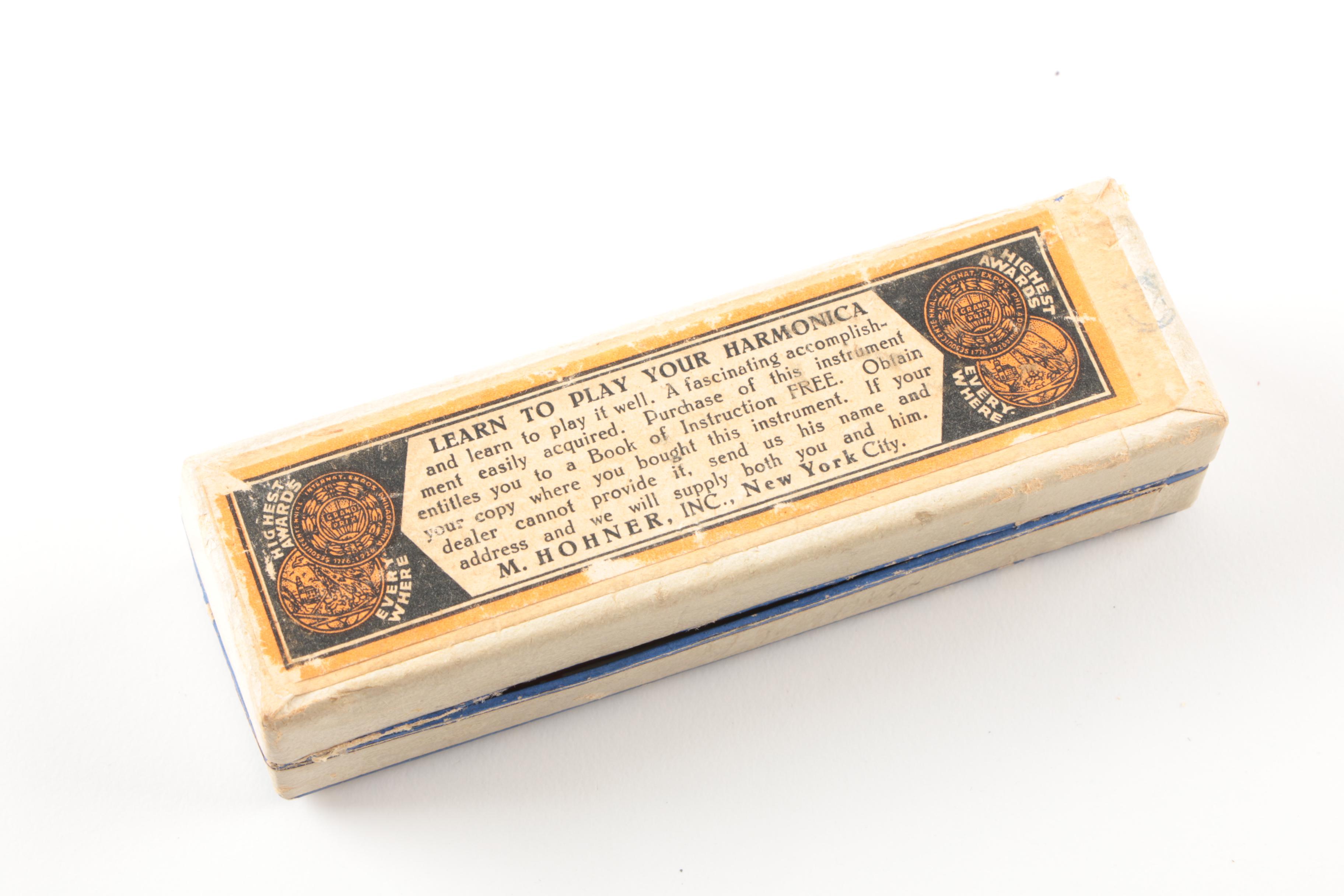 Vintage Harmonicas Including Hohner