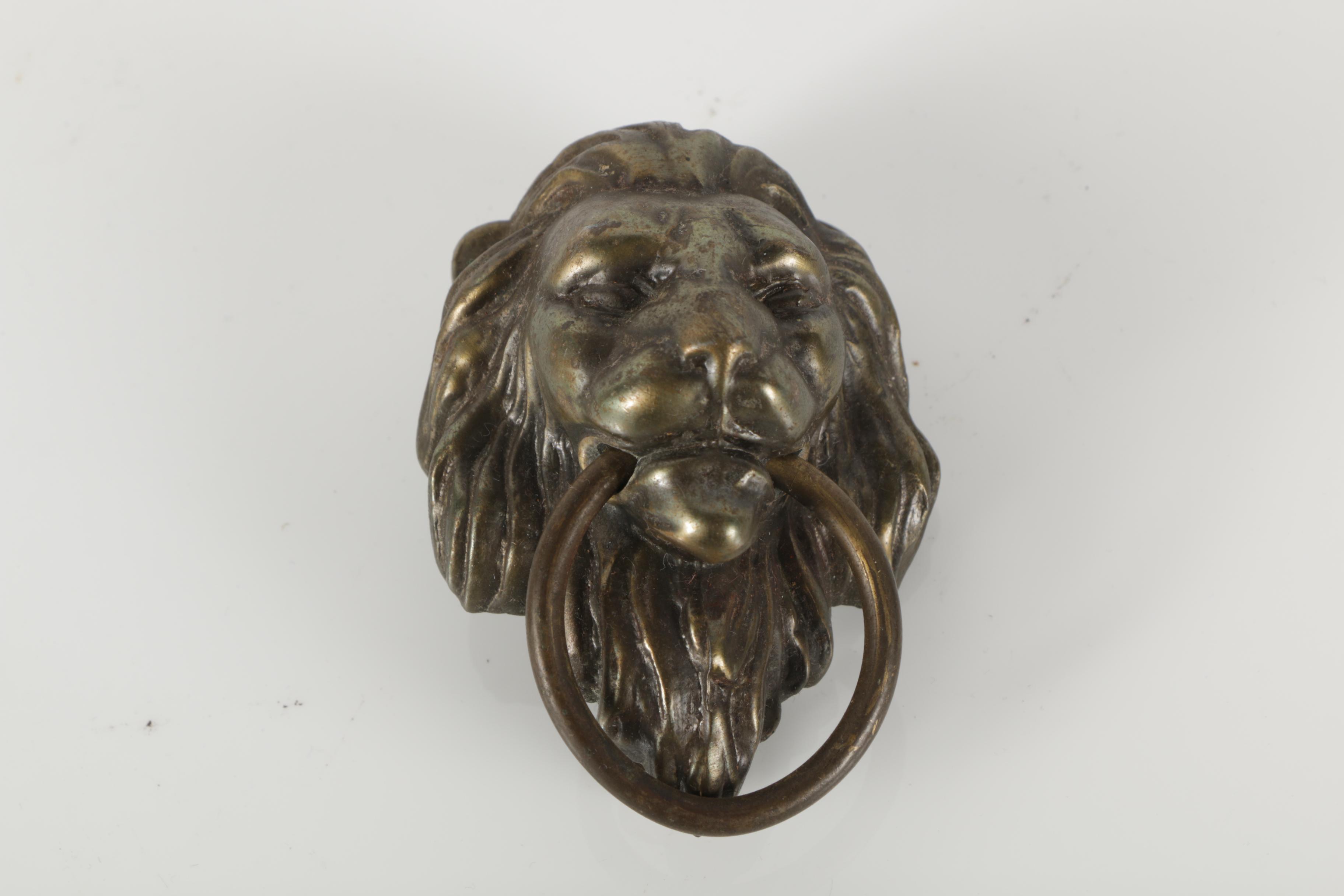 Metal Lion-Head Drawer Pulls