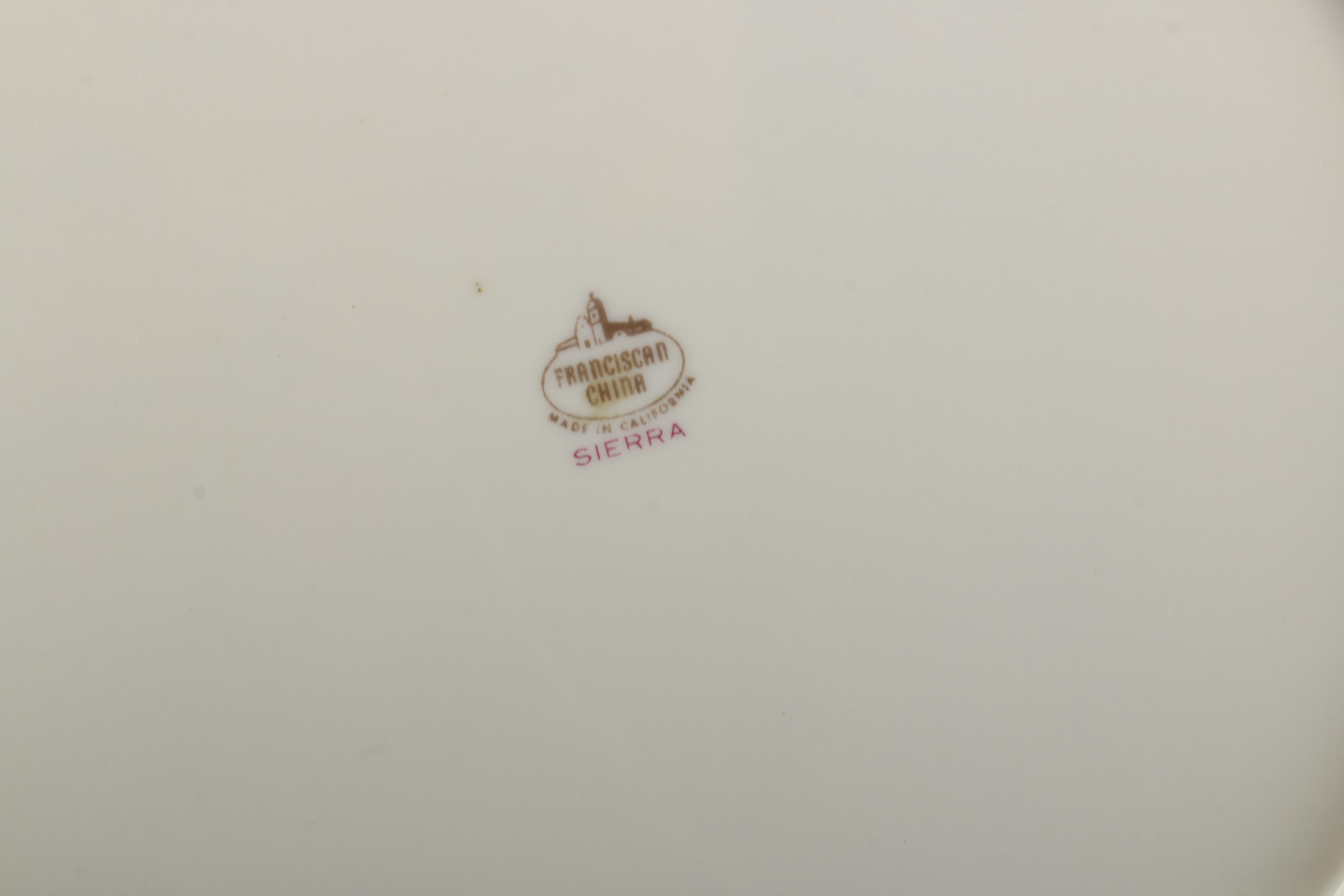 Vintage Franciscan "Sierra" Dinnerware 1950-51