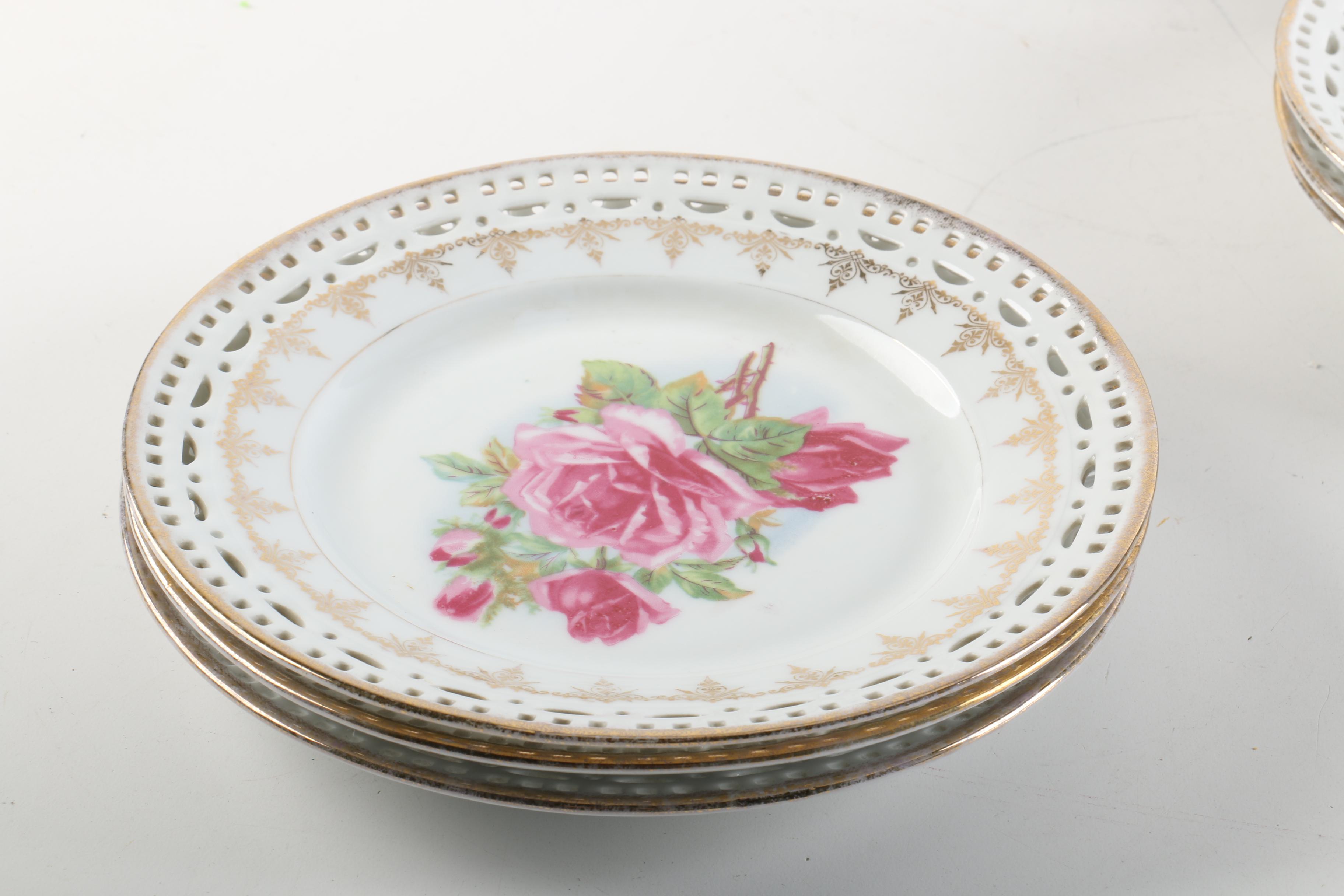 Antique Christian Heinrich Schumann Porcelain Tableware