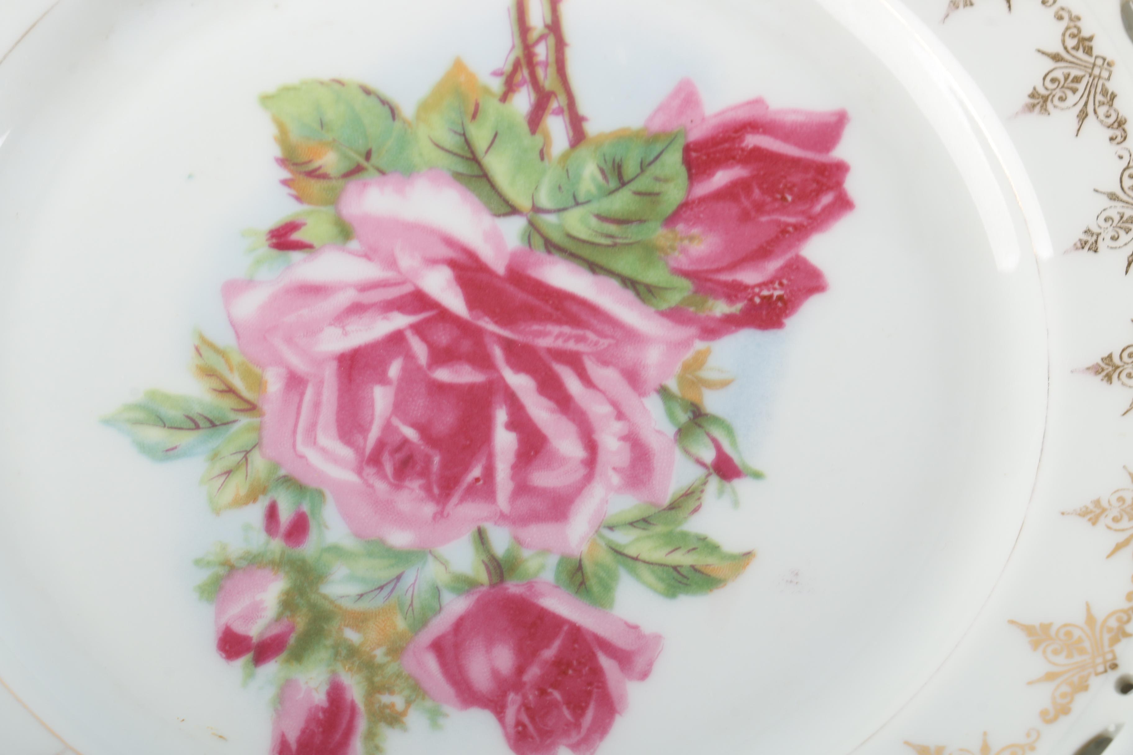 Antique Christian Heinrich Schumann Porcelain Tableware