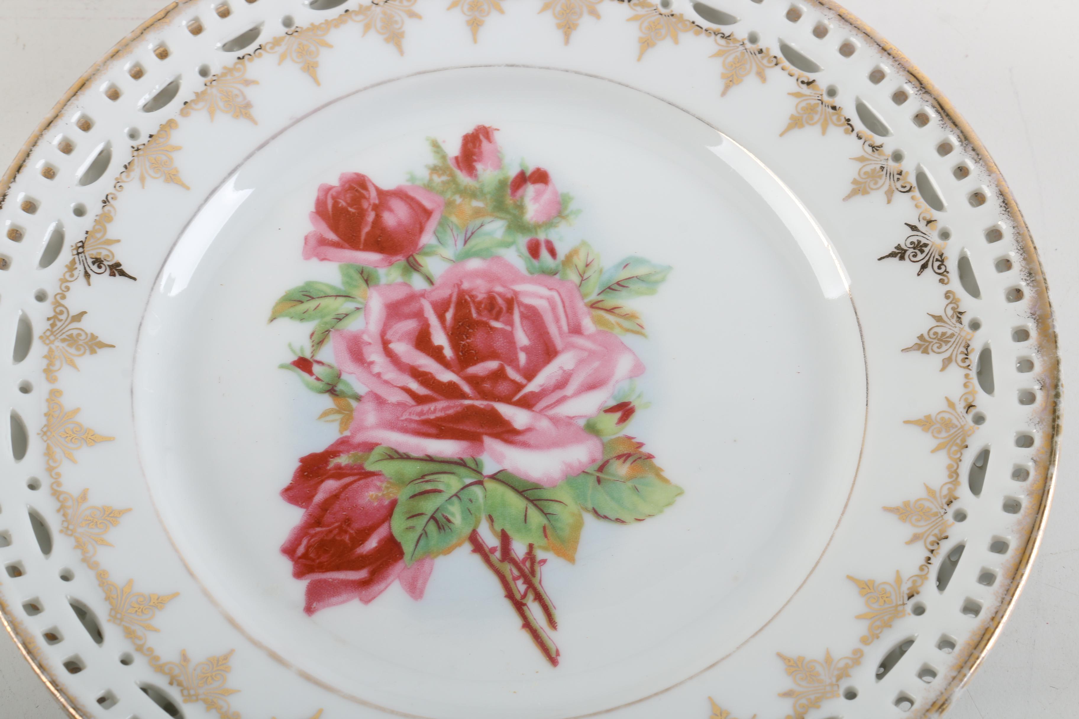 Antique Christian Heinrich Schumann Porcelain Tableware