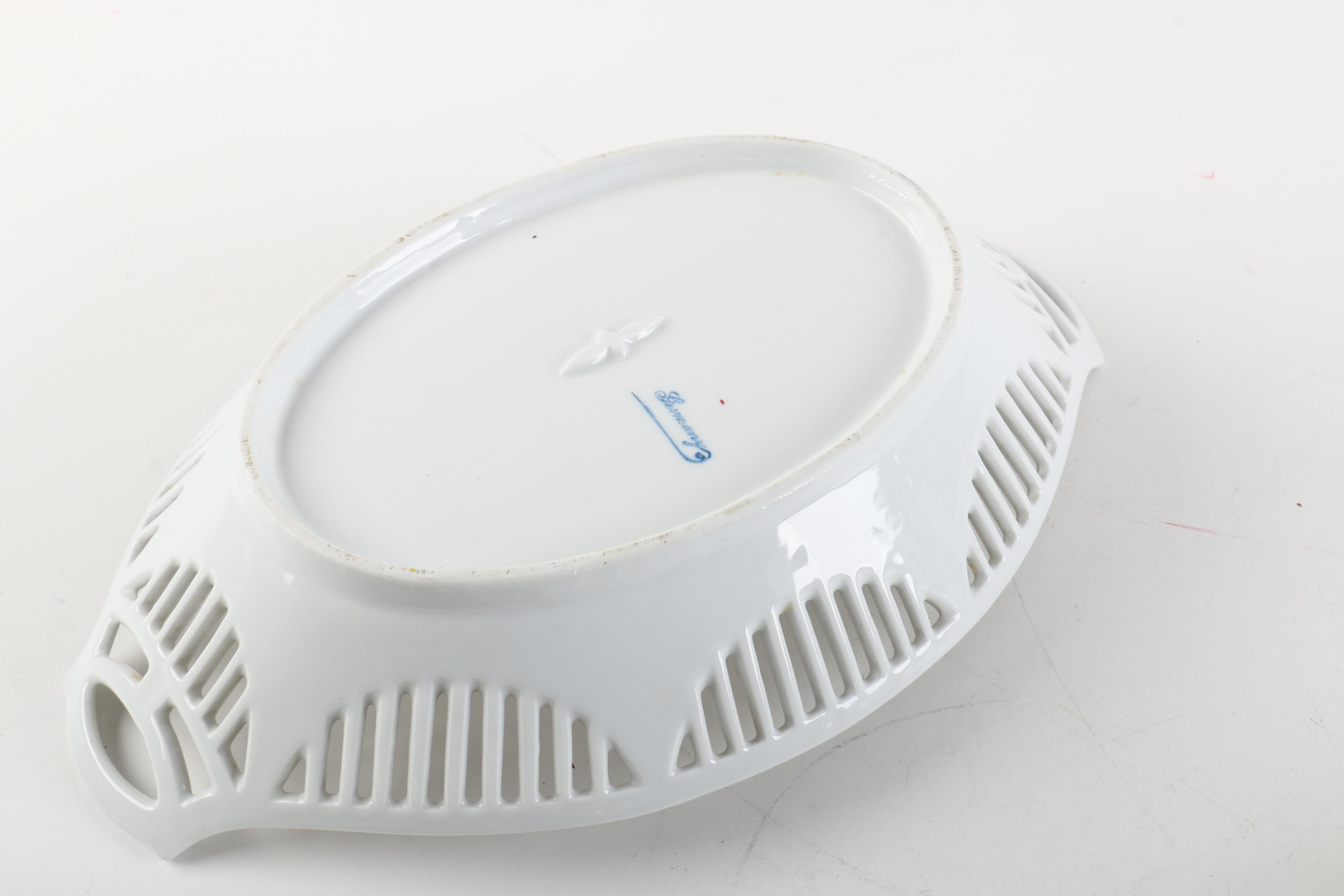 Antique Christian Heinrich Schumann Porcelain Tableware