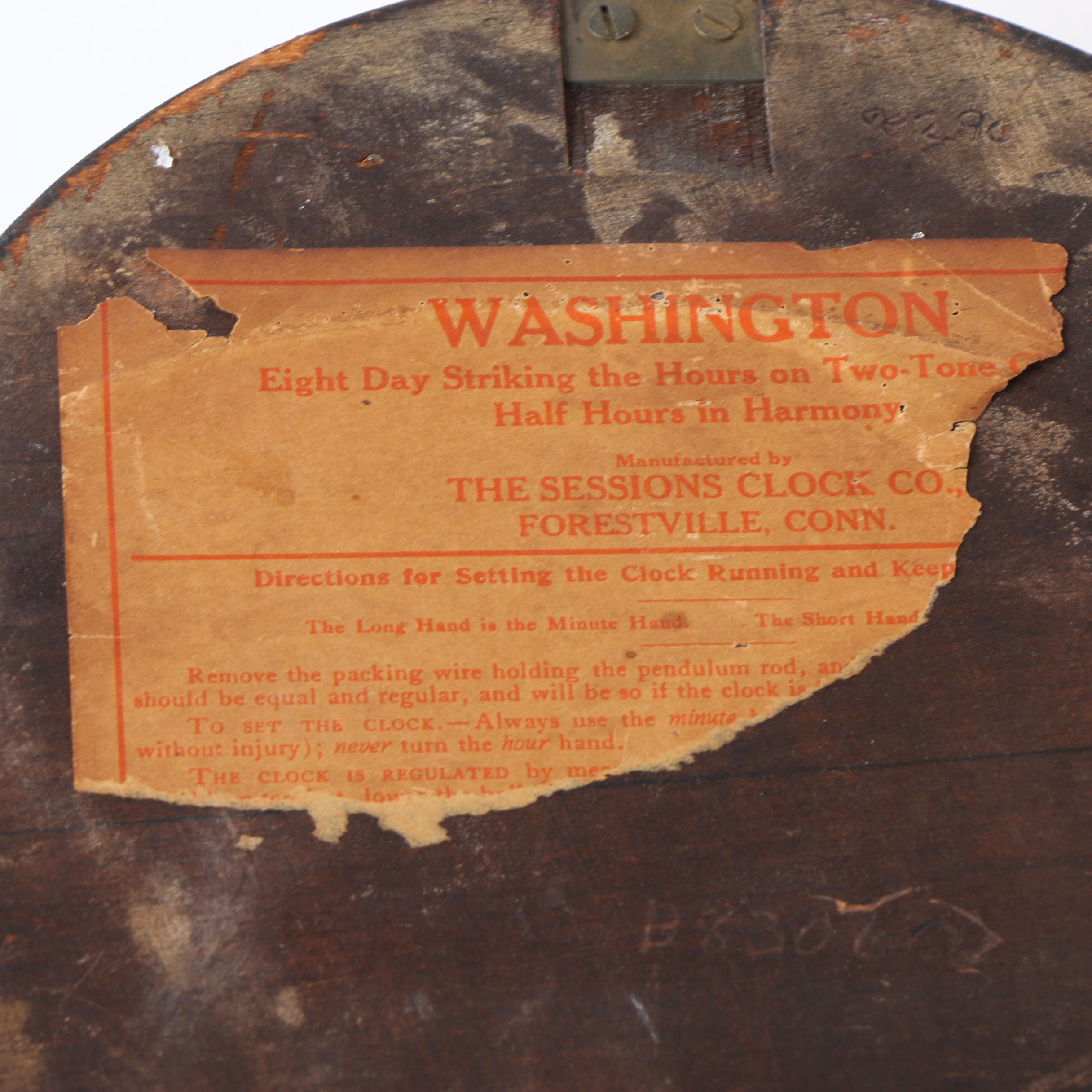 Vintage Sessions George Washington Banjo Wall Clock