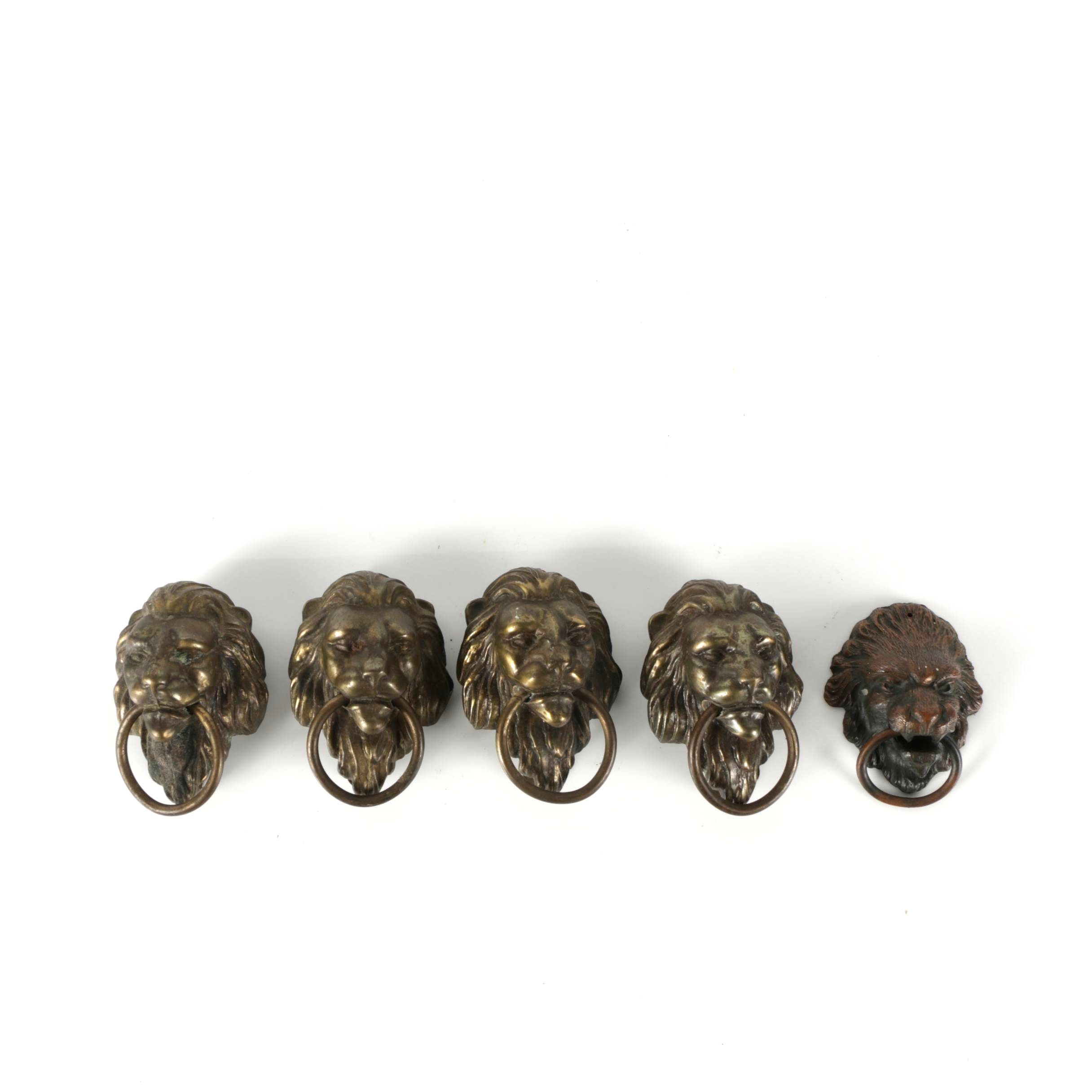 Metal Lion-Head Drawer Pulls