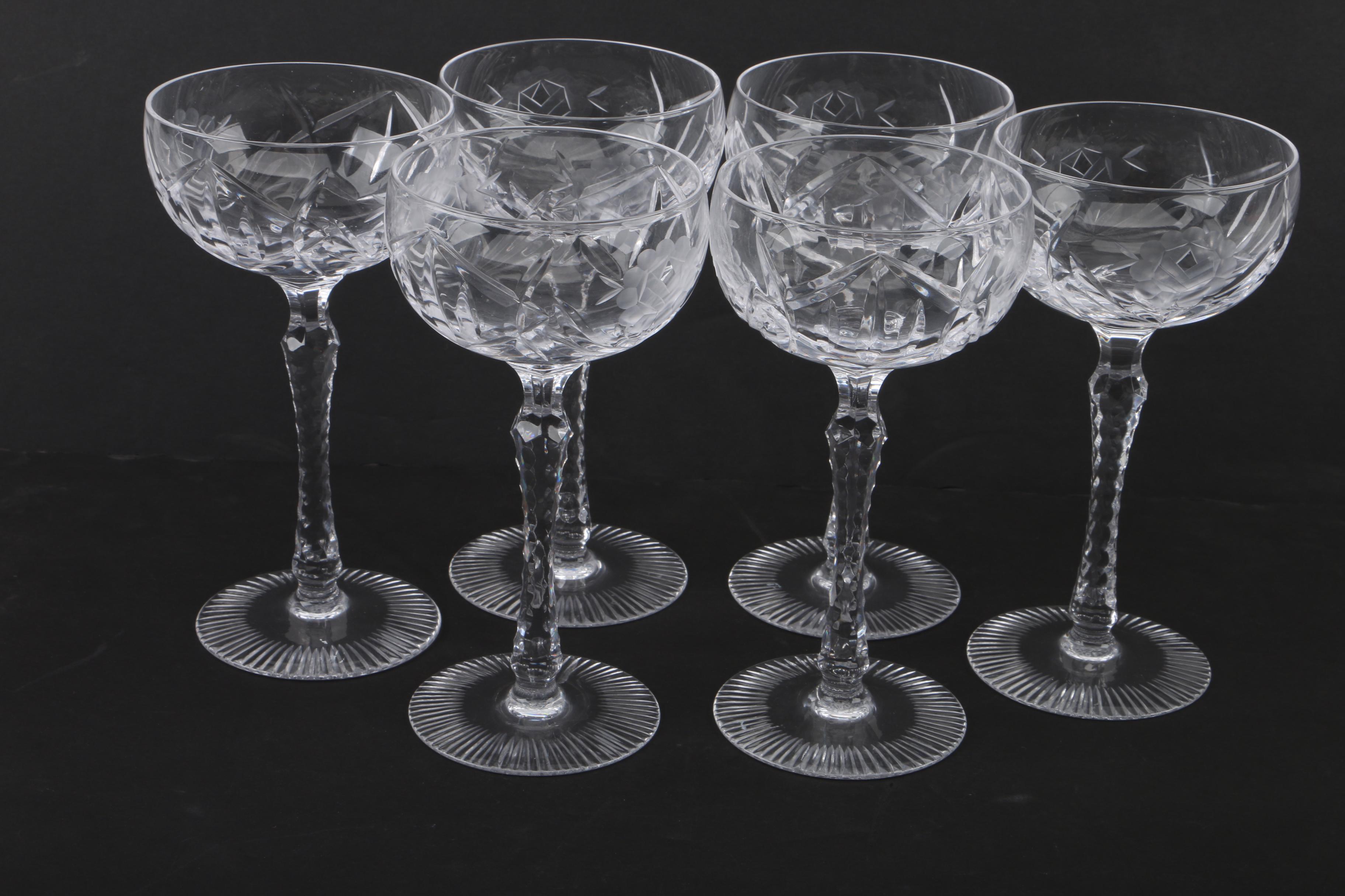 Bayel Crystal "Paris Rose" Stemware