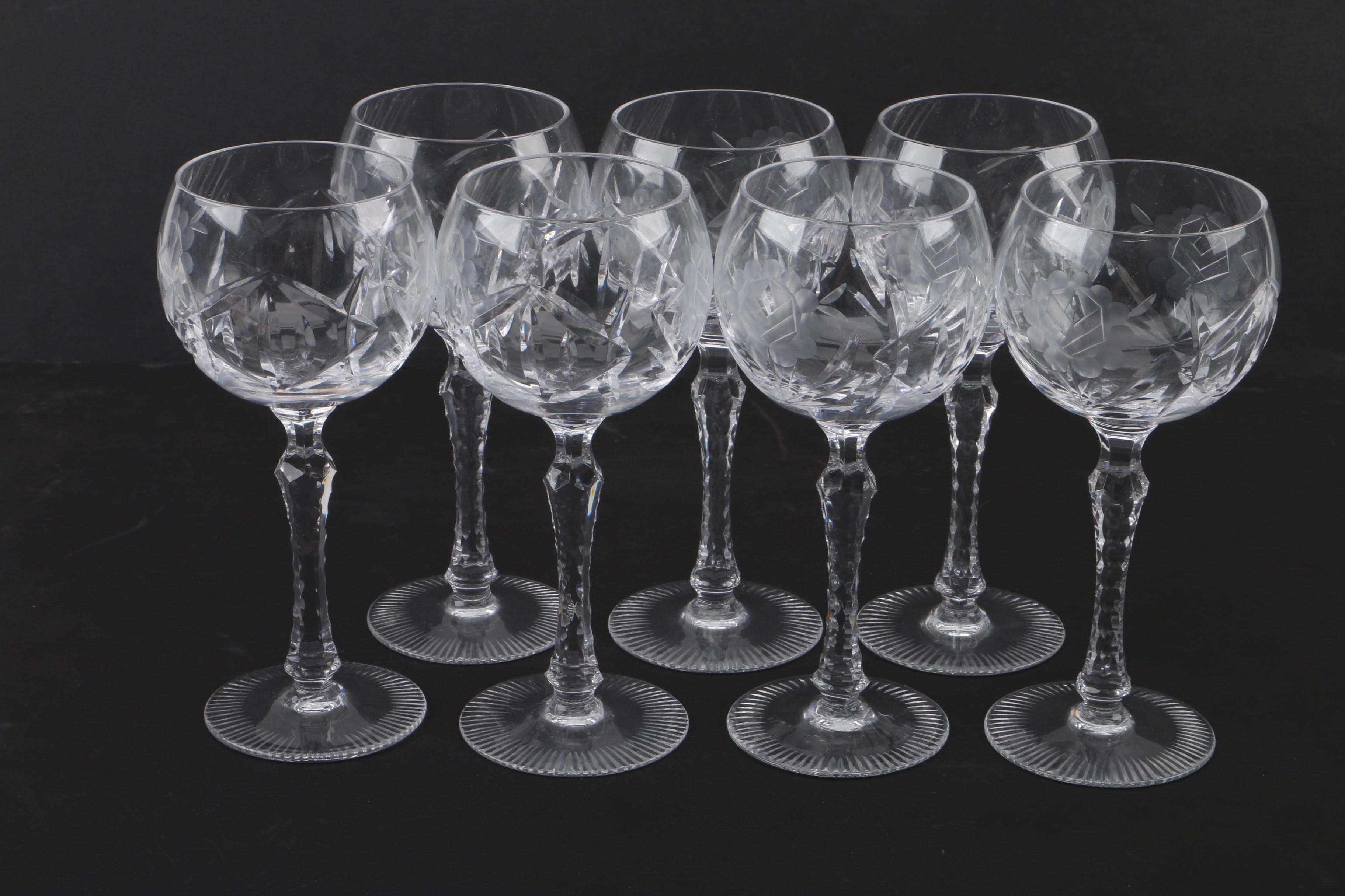 Bayel Crystal "Paris Rose" Stemware