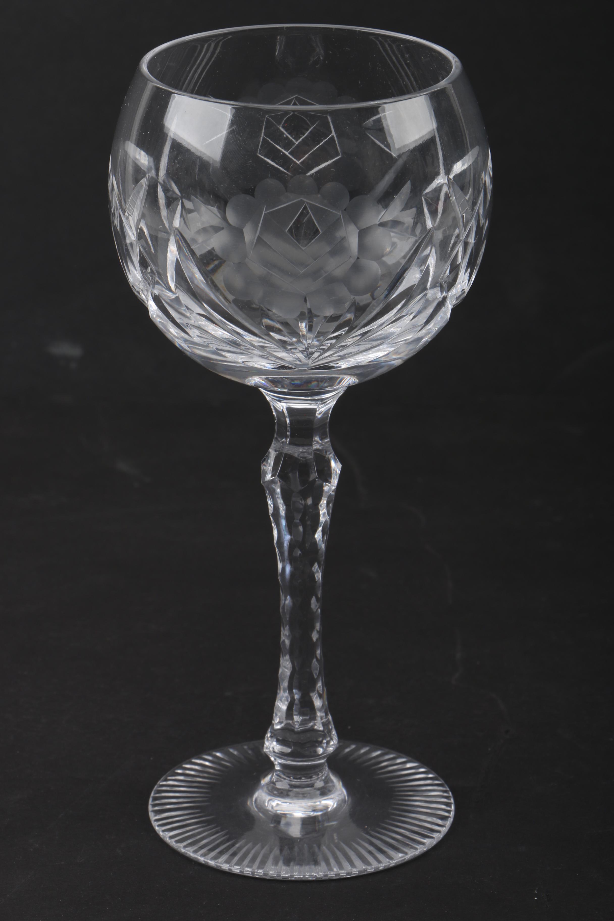Bayel Crystal "Paris Rose" Stemware