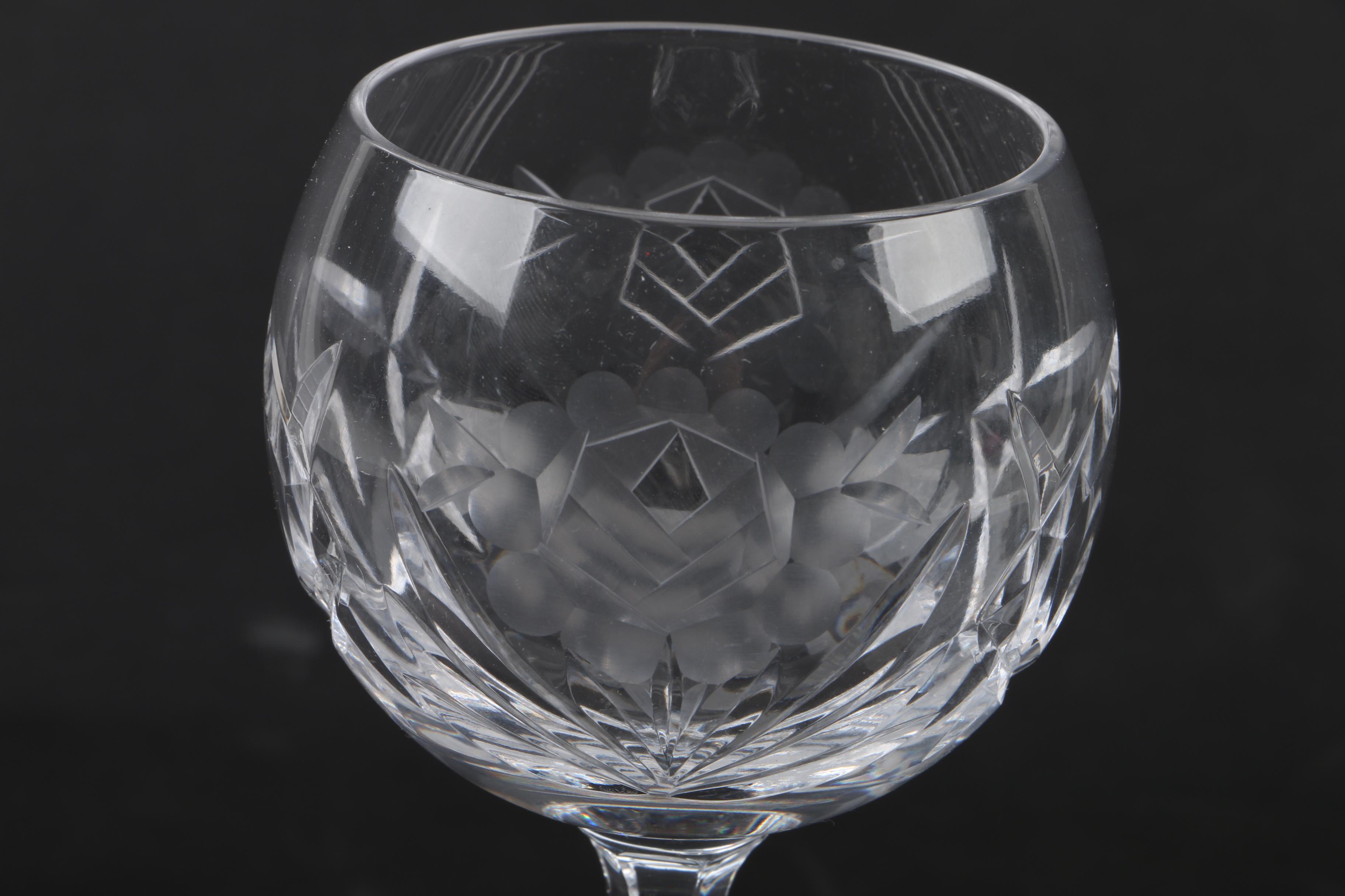 Bayel Crystal "Paris Rose" Stemware