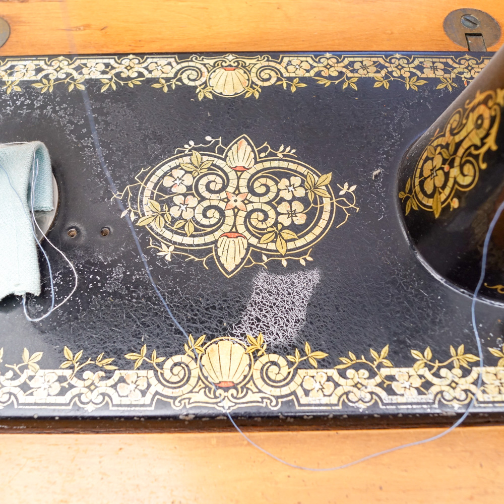 Singer Sewing Machine and Cabinet, Circa 1923