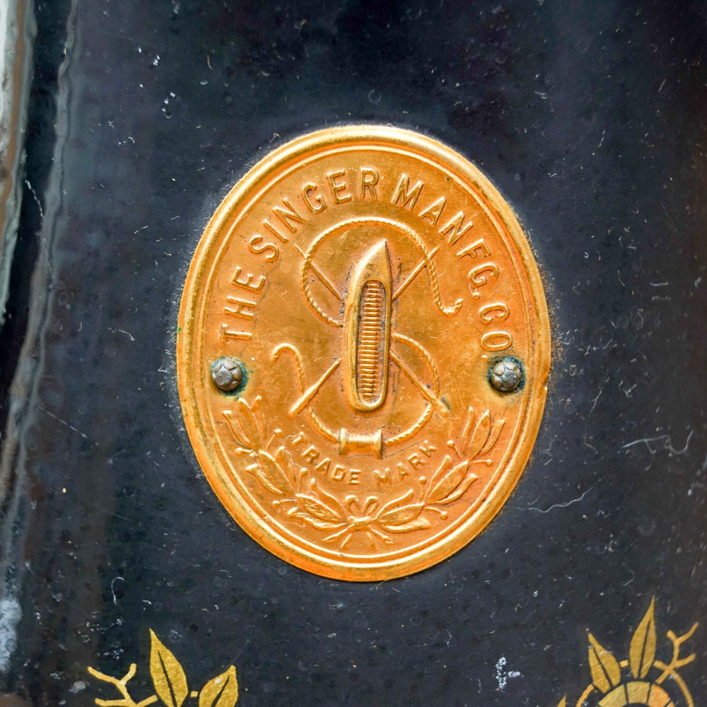 Singer Sewing Machine and Cabinet, Circa 1923