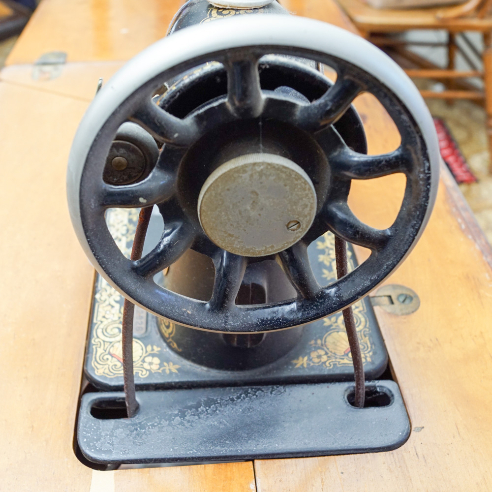 Singer Sewing Machine and Cabinet, Circa 1923