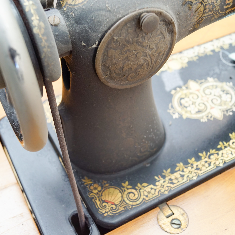 Singer Sewing Machine and Cabinet, Circa 1923