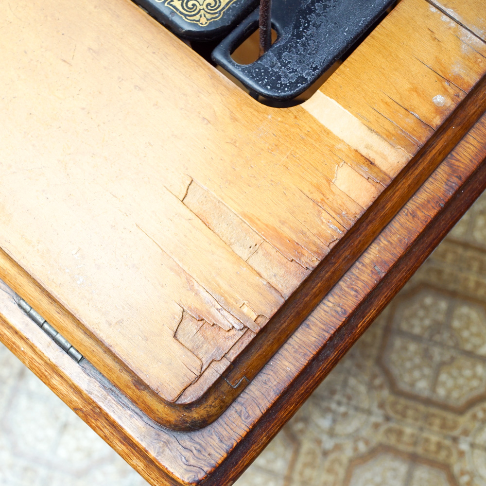 Singer Sewing Machine and Cabinet, Circa 1923