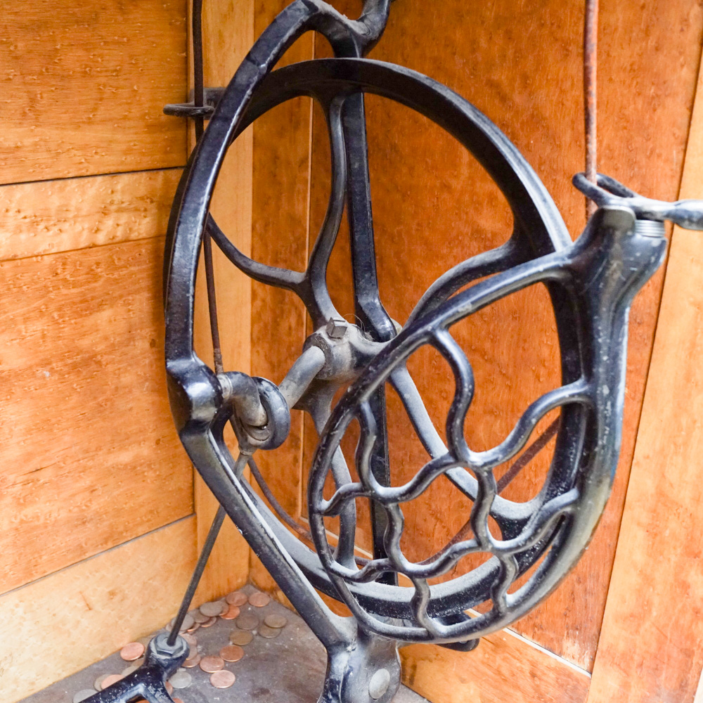 Singer Sewing Machine and Cabinet, Circa 1923