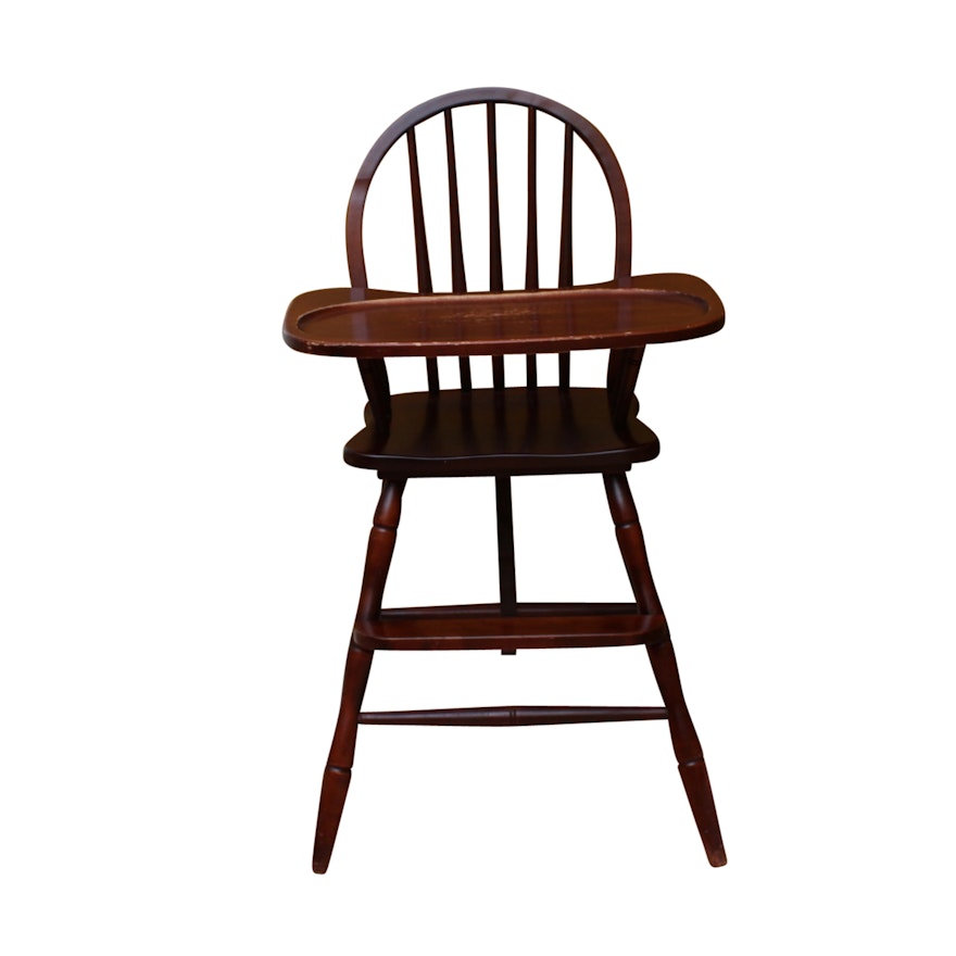 Windsor Style Wooden High Chair