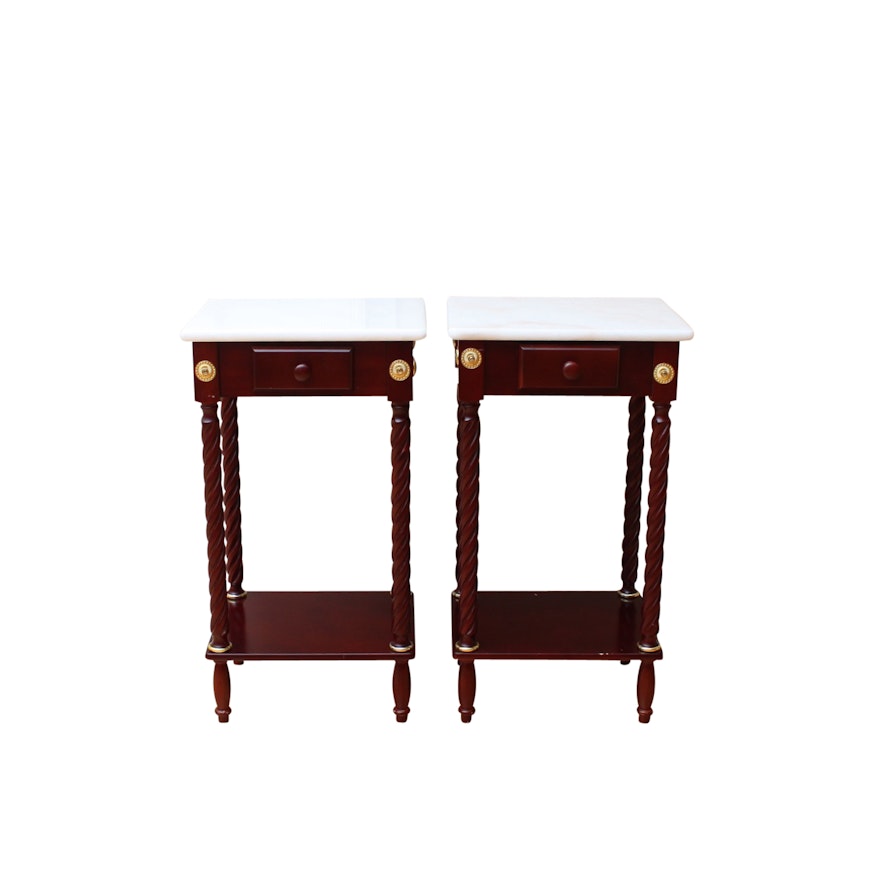 Neoclassical Style End Tables