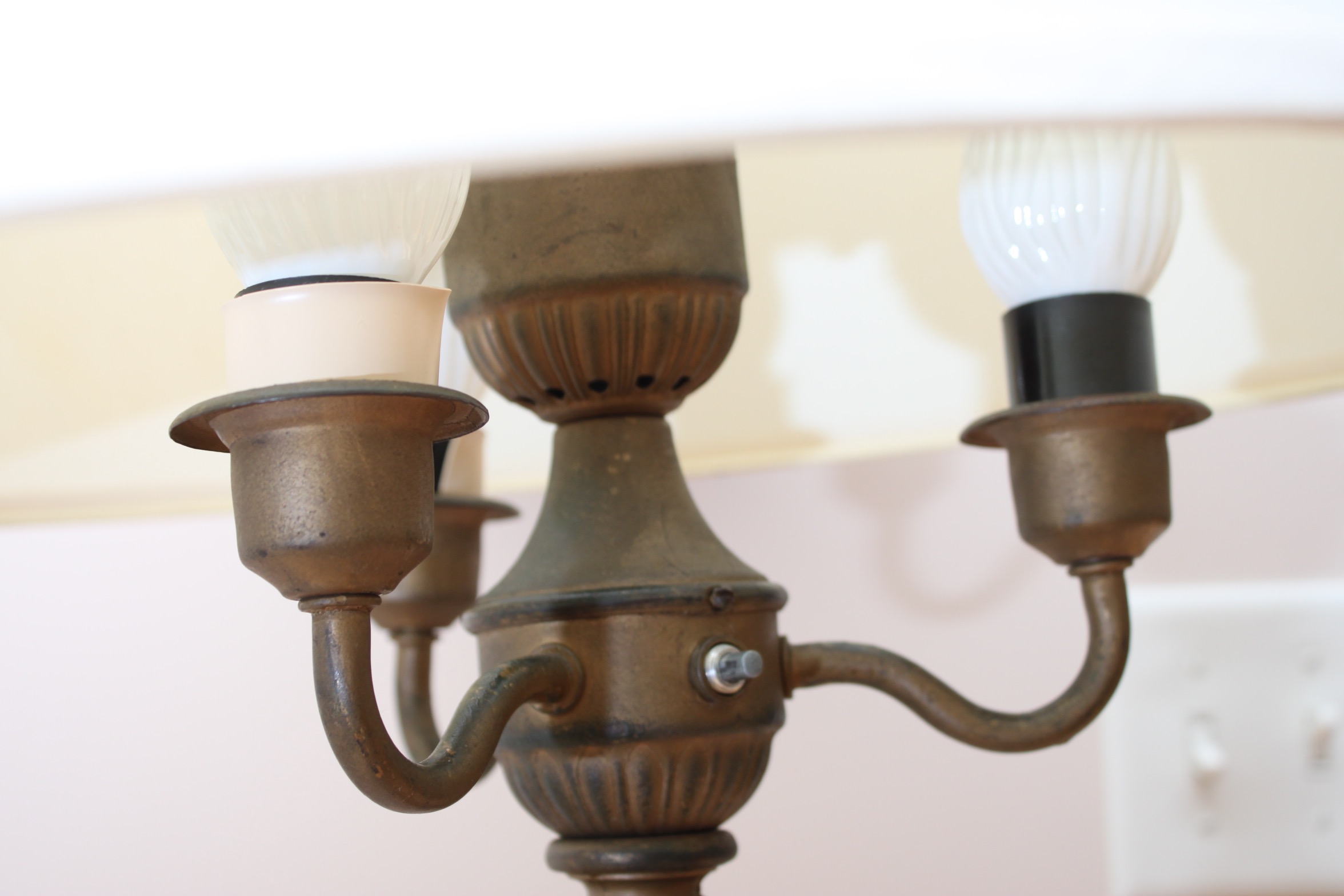 Vintage Torchiere Floor Lamp