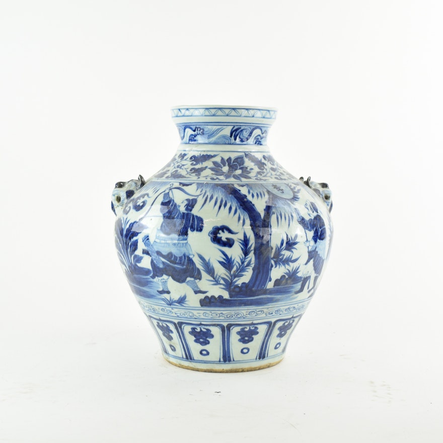 Chinese Ceramic Blue and White Vase