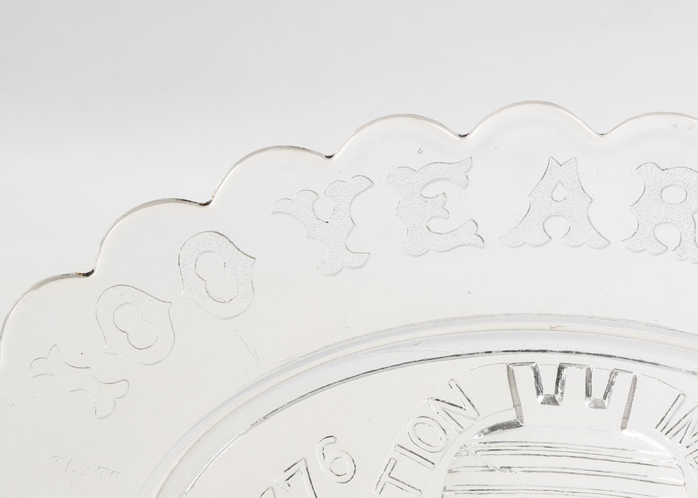 Vintage Pressed Glass Plates