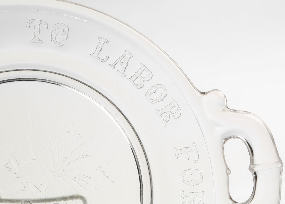 Vintage Pressed Glass Plates