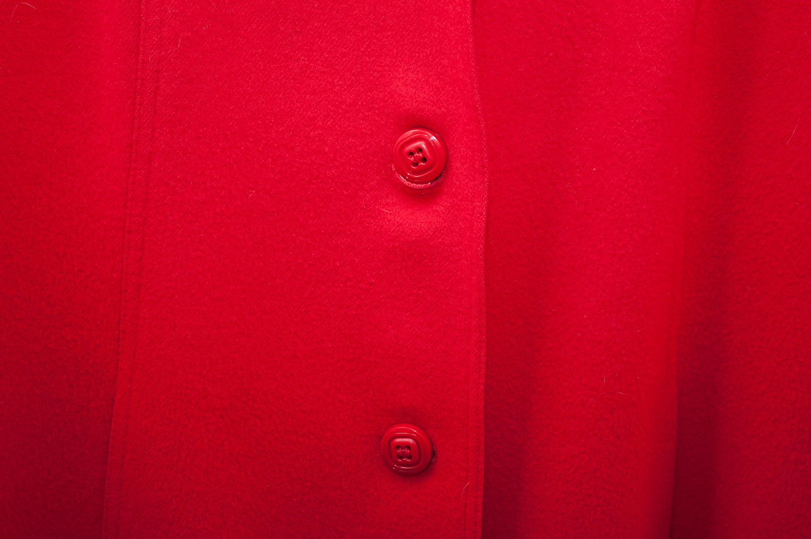 Vintage Singer's Red Cashmere Coat