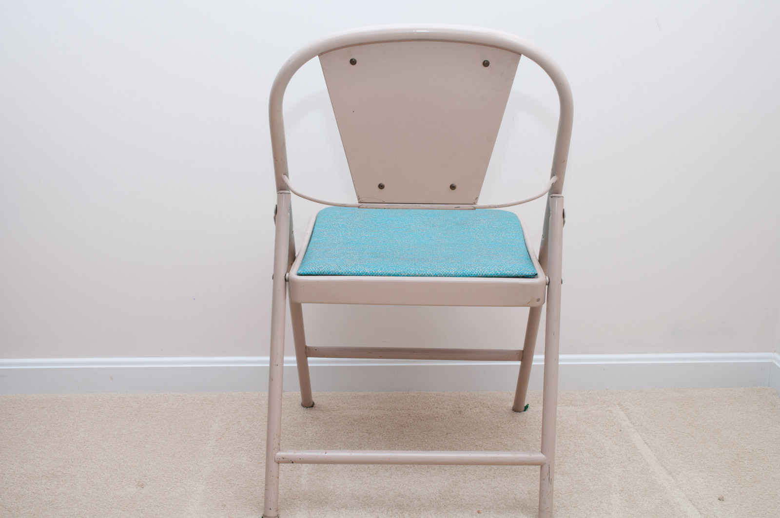 Vintage Mid Century Modern Folding Table and Chairs by Durham