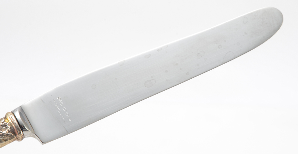 Manchester Silver Co. Sterling Silver "Southern Rose" Flatware Set With Case