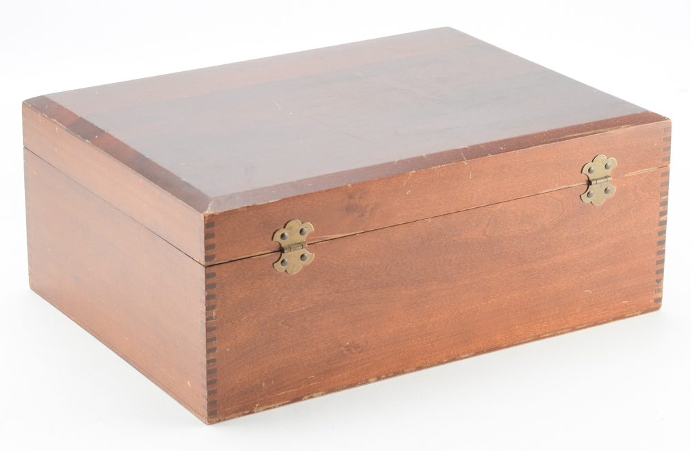 Manchester Silver Co. Sterling Silver "Southern Rose" Flatware Set With Case