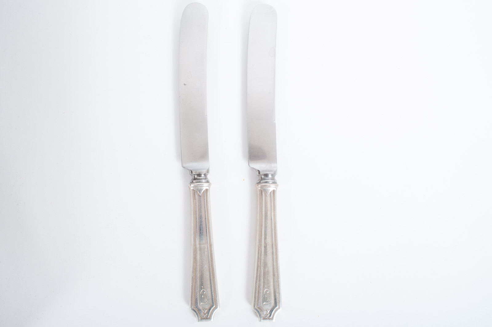 PRIORITY - Whiting Mfg. Co. Sterling Silver "King Albert" Monogrammed Flatware
