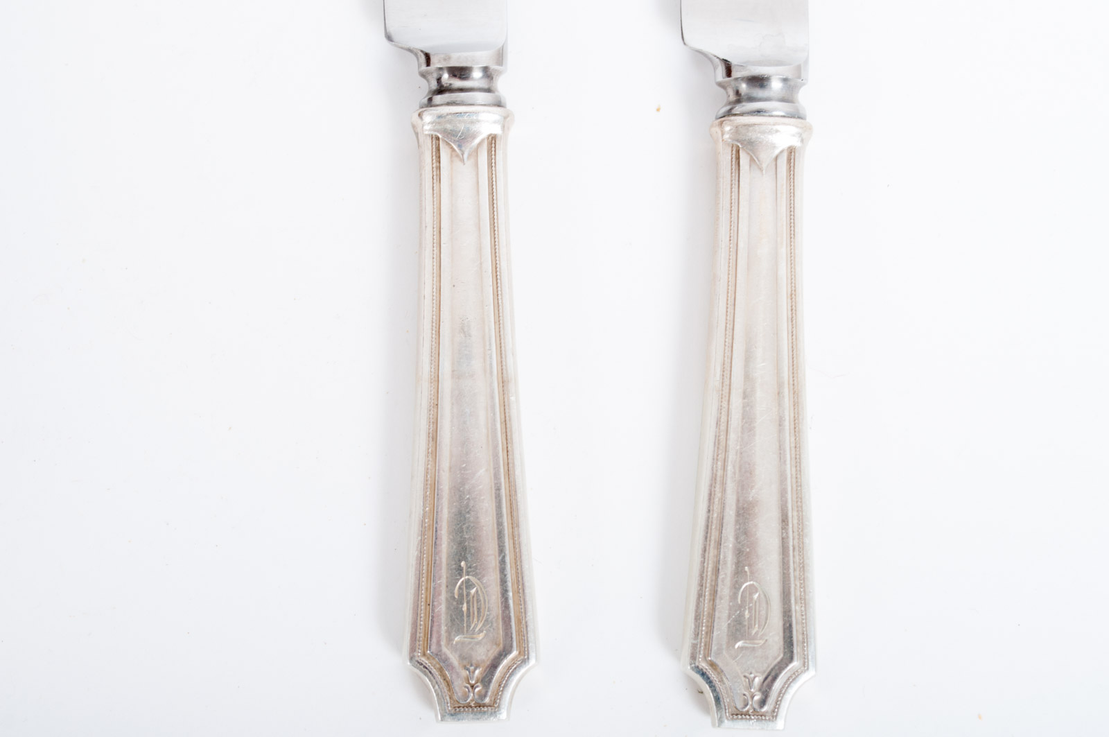 PRIORITY - Whiting Mfg. Co. Sterling Silver "King Albert" Monogrammed Flatware