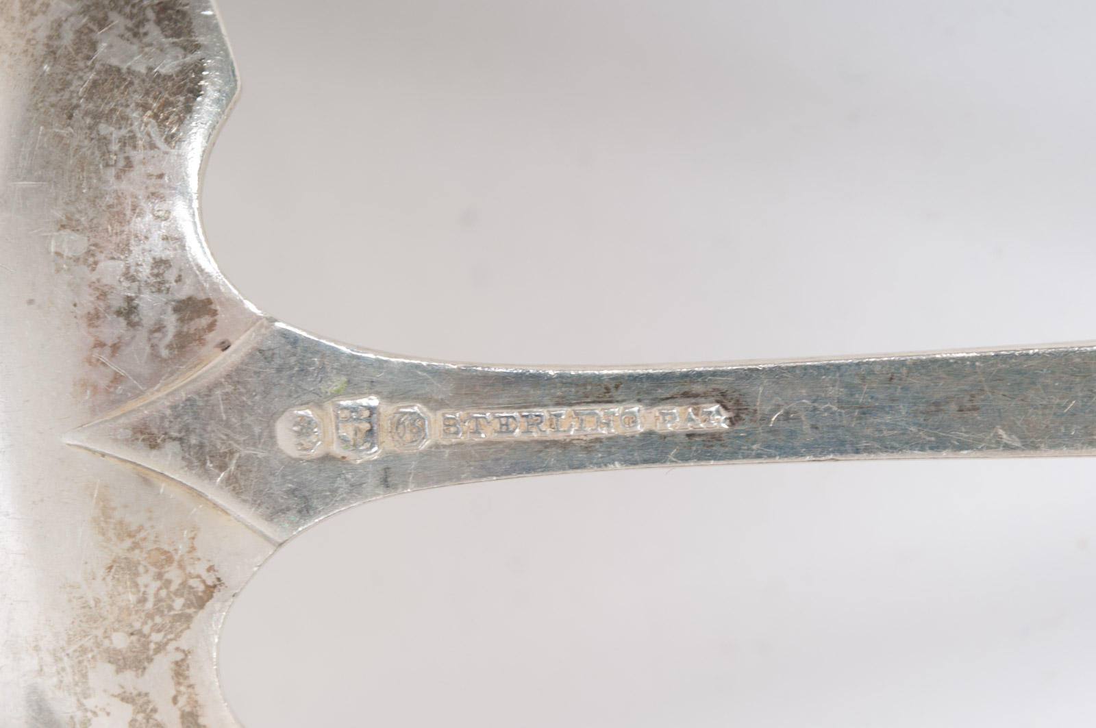 PRIORITY - Whiting Mfg. Co. Sterling Silver "King Albert" Monogrammed Flatware