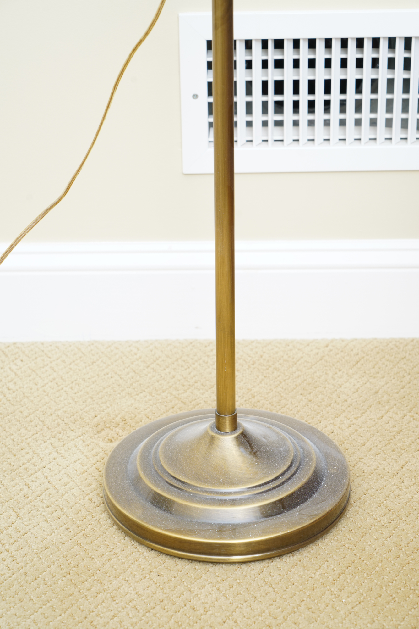 Adjustable Three Way Brass Floor Lamp