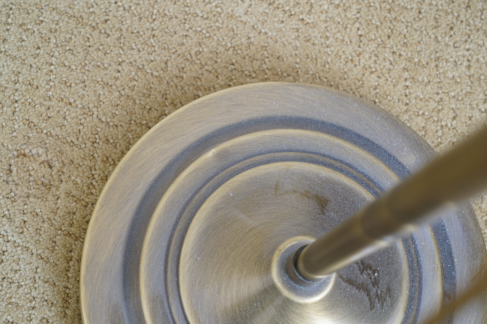 Adjustable Three Way Brass Floor Lamp