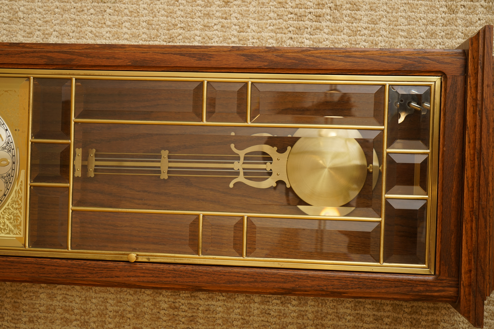 Ansonia "Gold Medallion" Pendulum Wall Clock