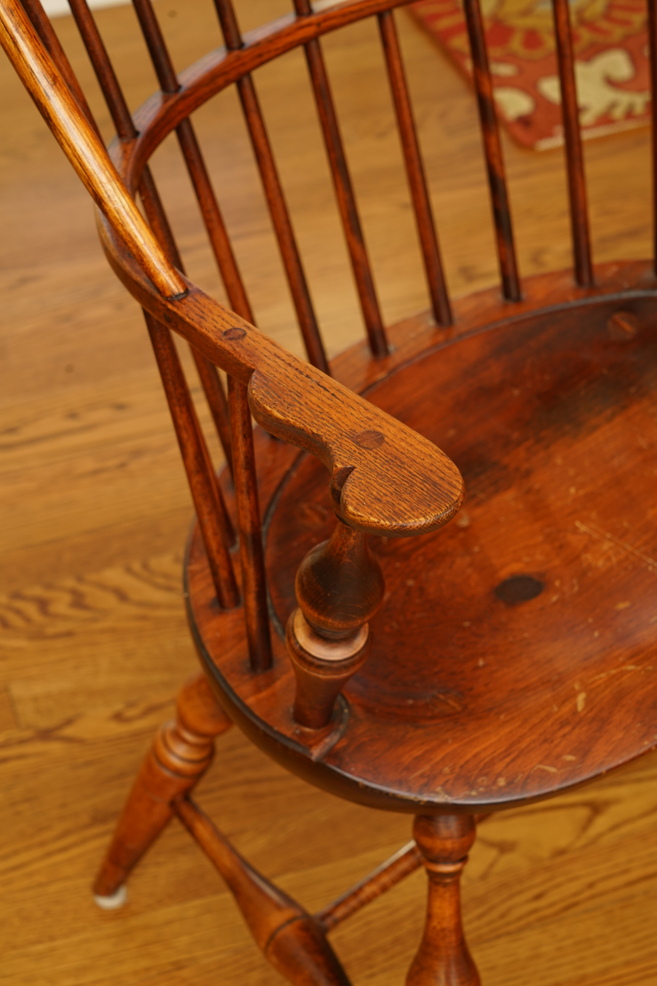 Set of Four Windsor Style Chairs by D.R. Dimes
