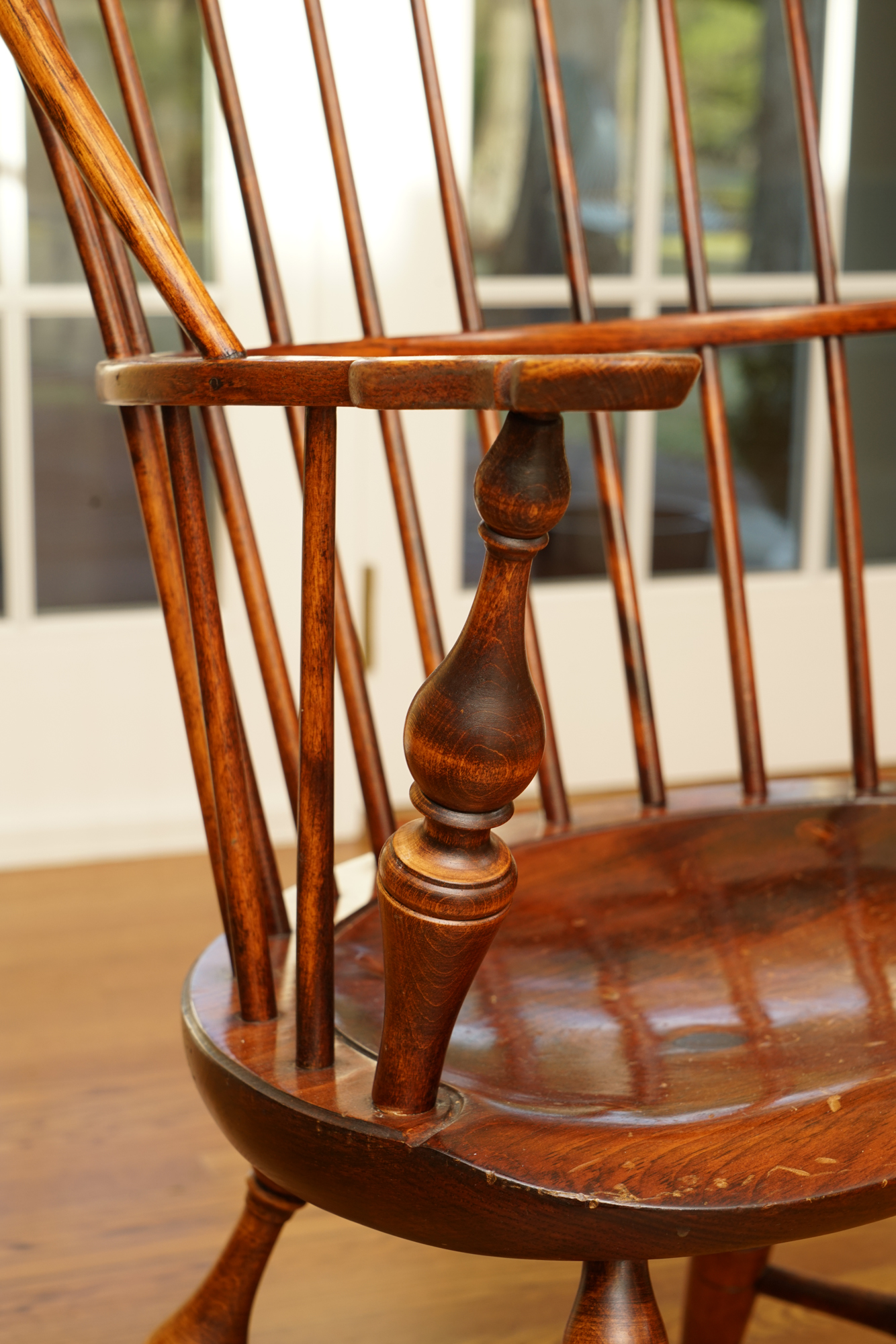 Set of Four Windsor Style Chairs by D.R. Dimes