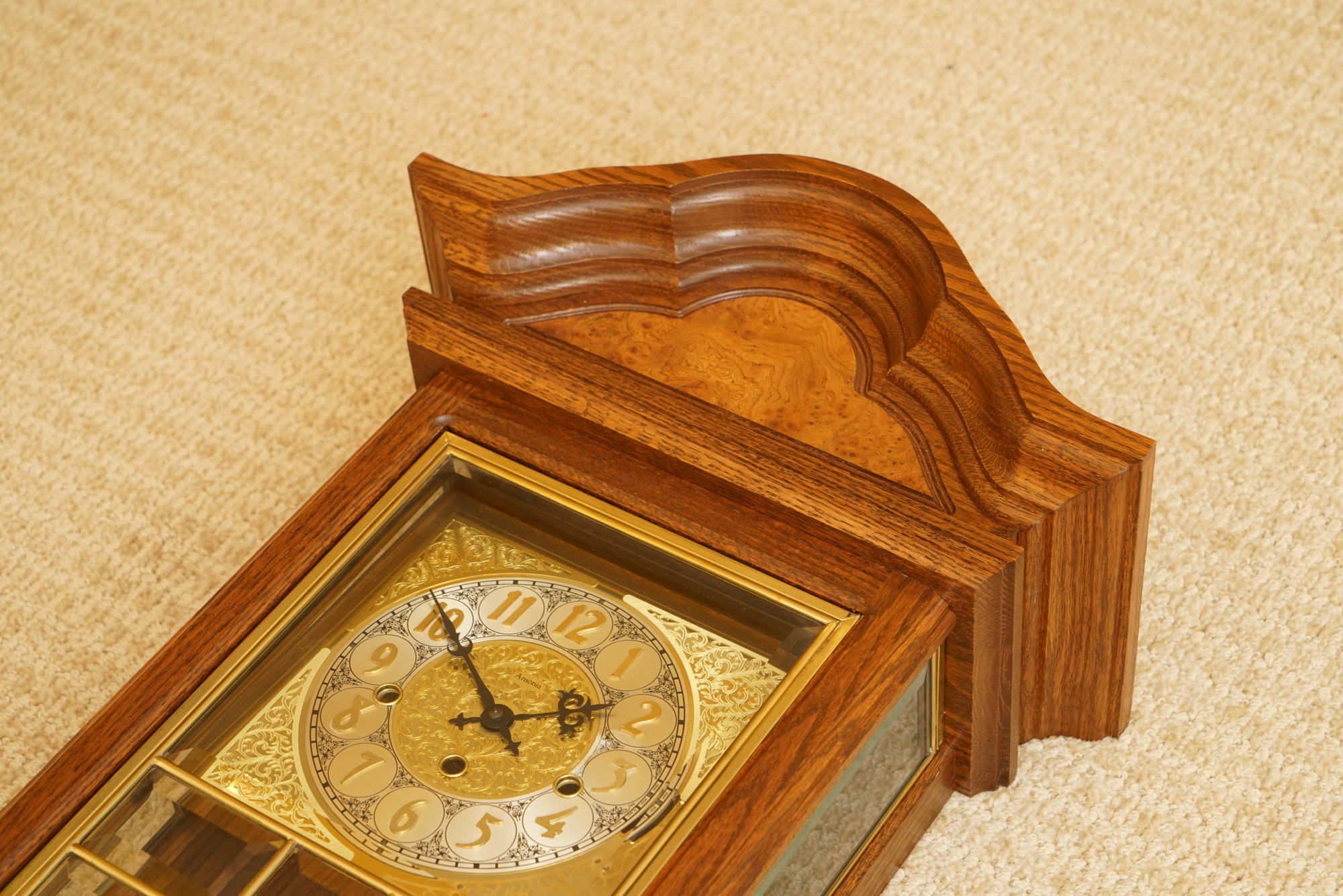 Ansonia "Gold Medallion" Pendulum Wall Clock