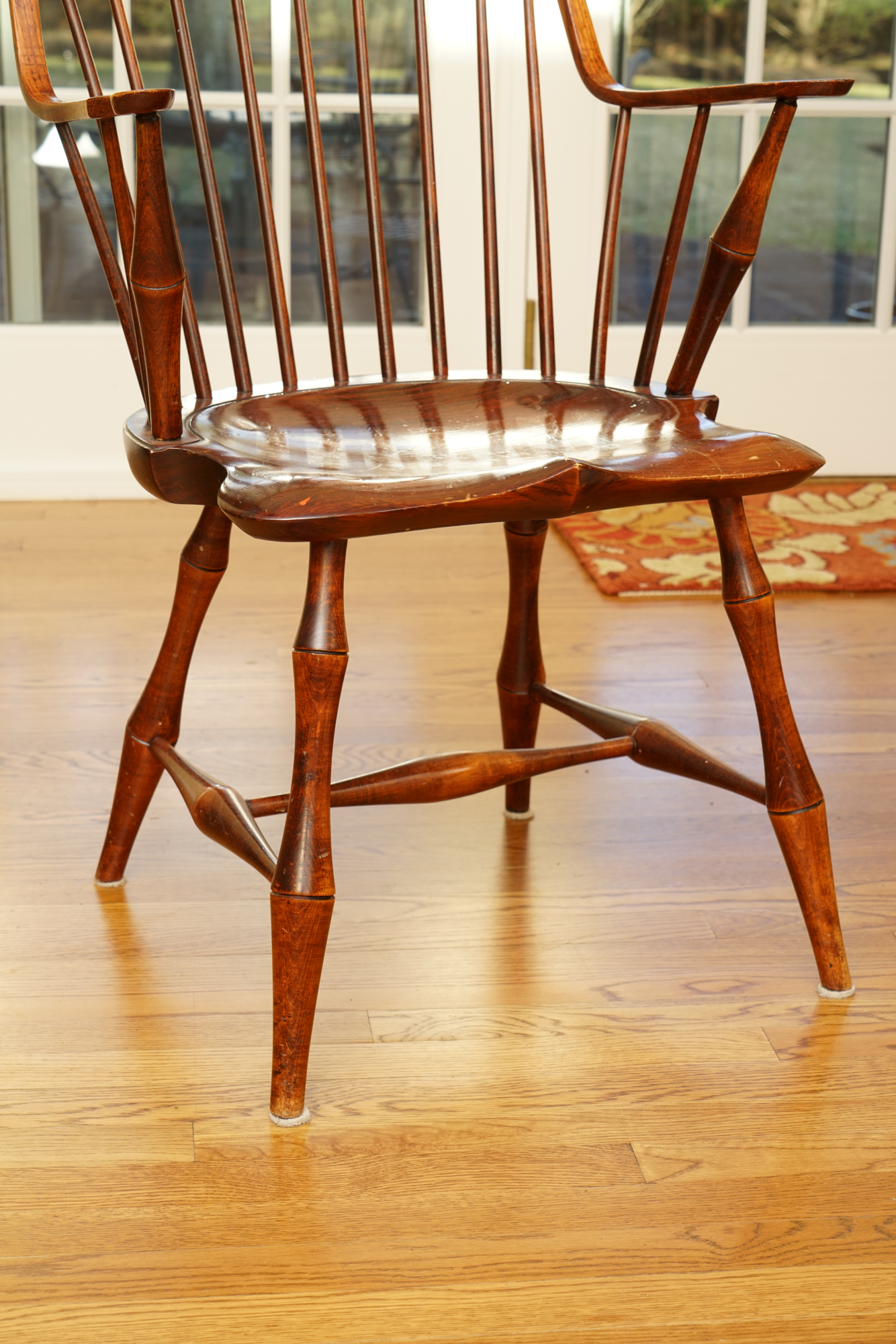 Set of Four Windsor Style Chairs by D.R. Dimes