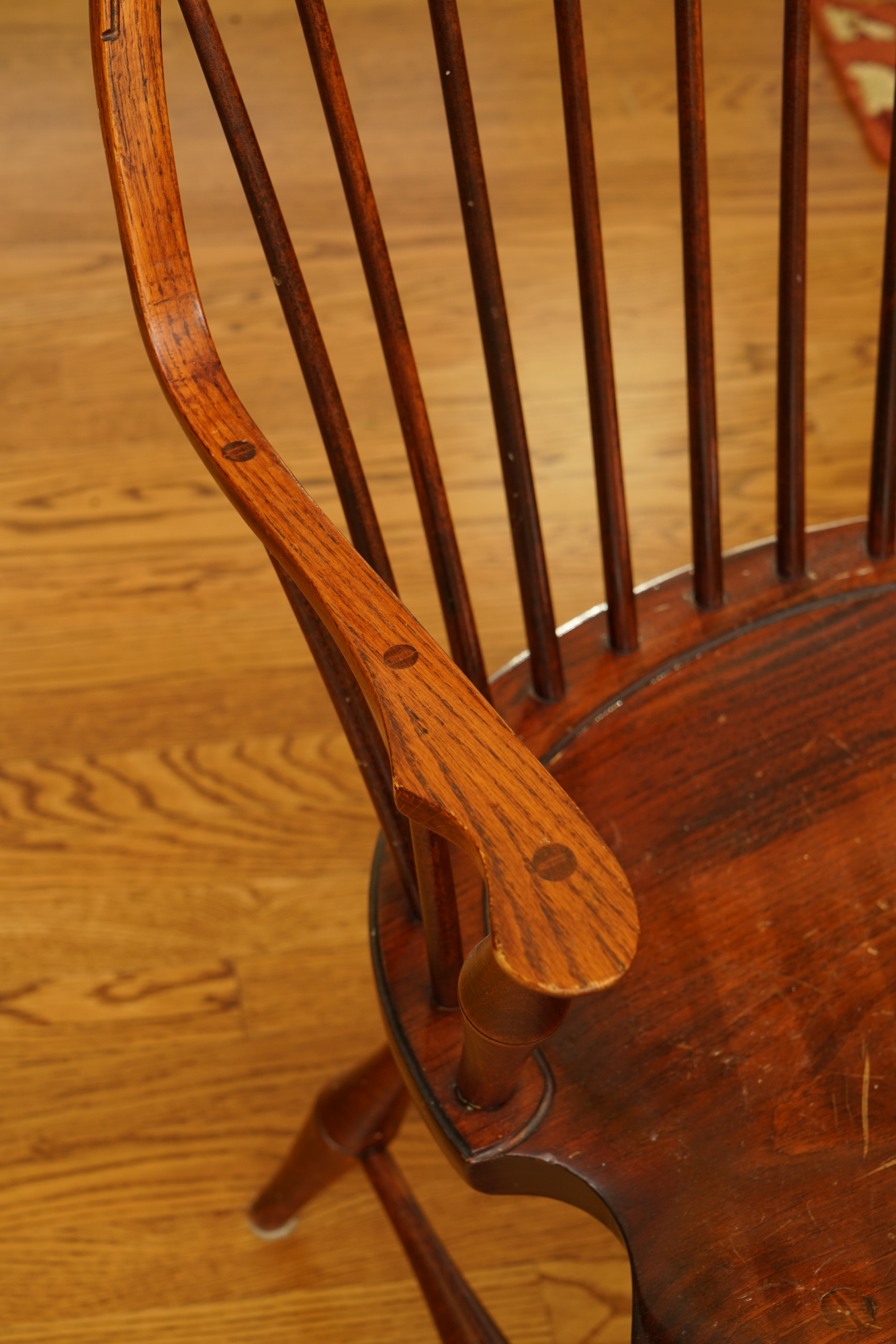 Set of Four Windsor Style Chairs by D.R. Dimes