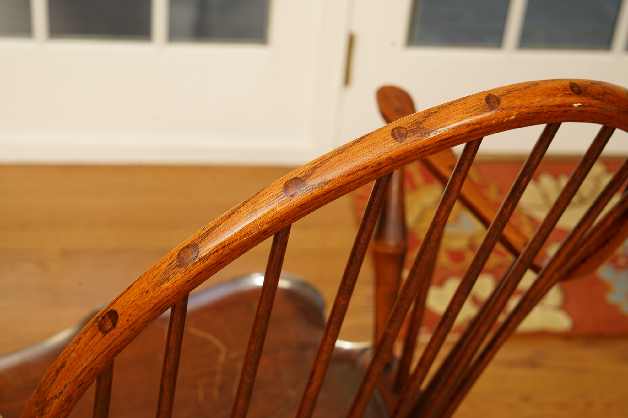 Set of Four Windsor Style Chairs by D.R. Dimes