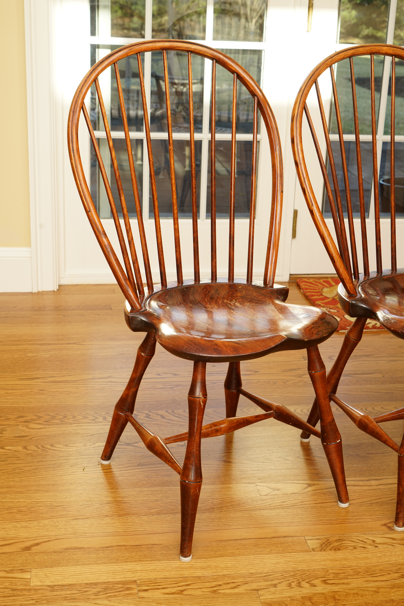 Set of Four Windsor Style Chairs by D.R. Dimes
