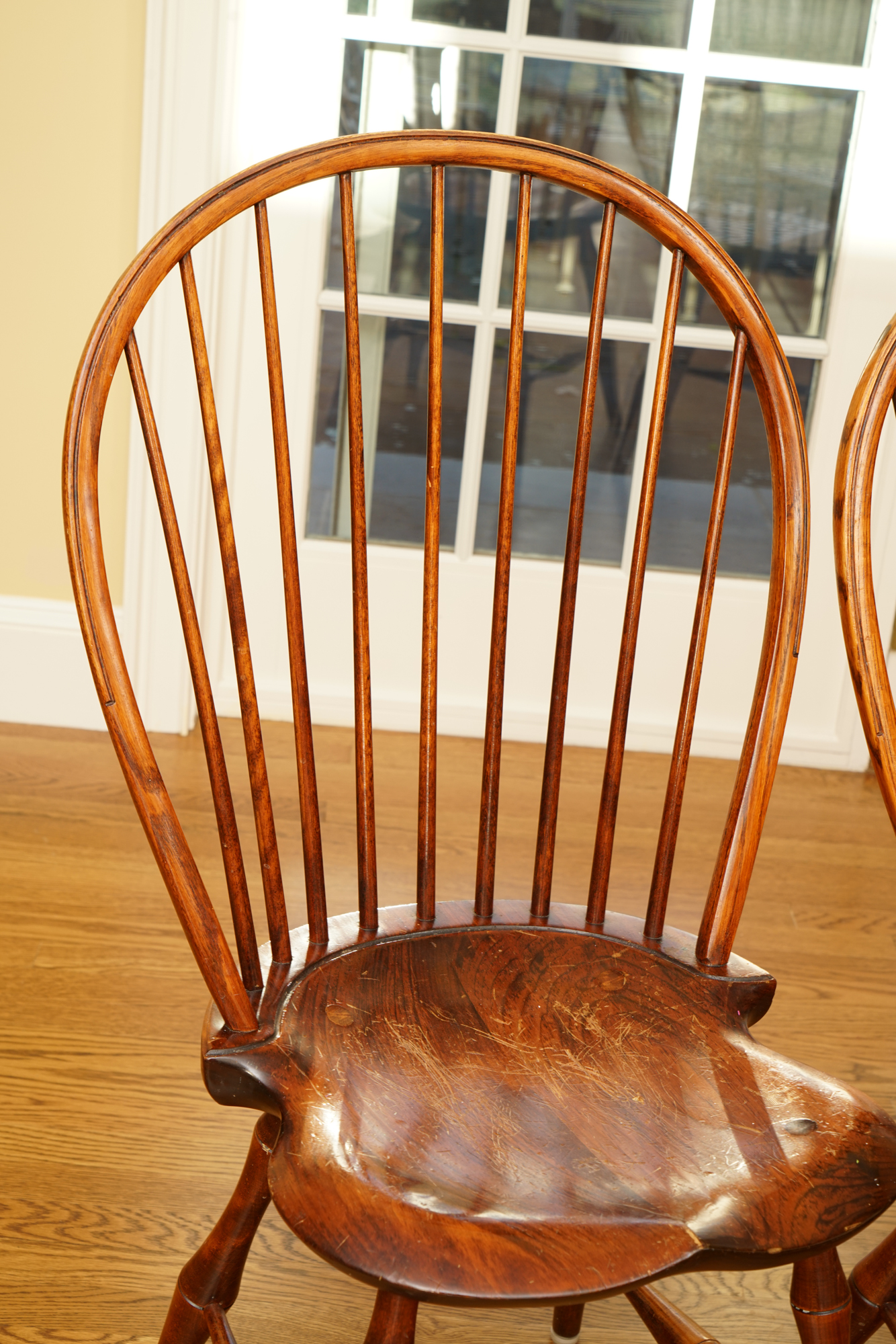 Set of Four Windsor Style Chairs by D.R. Dimes