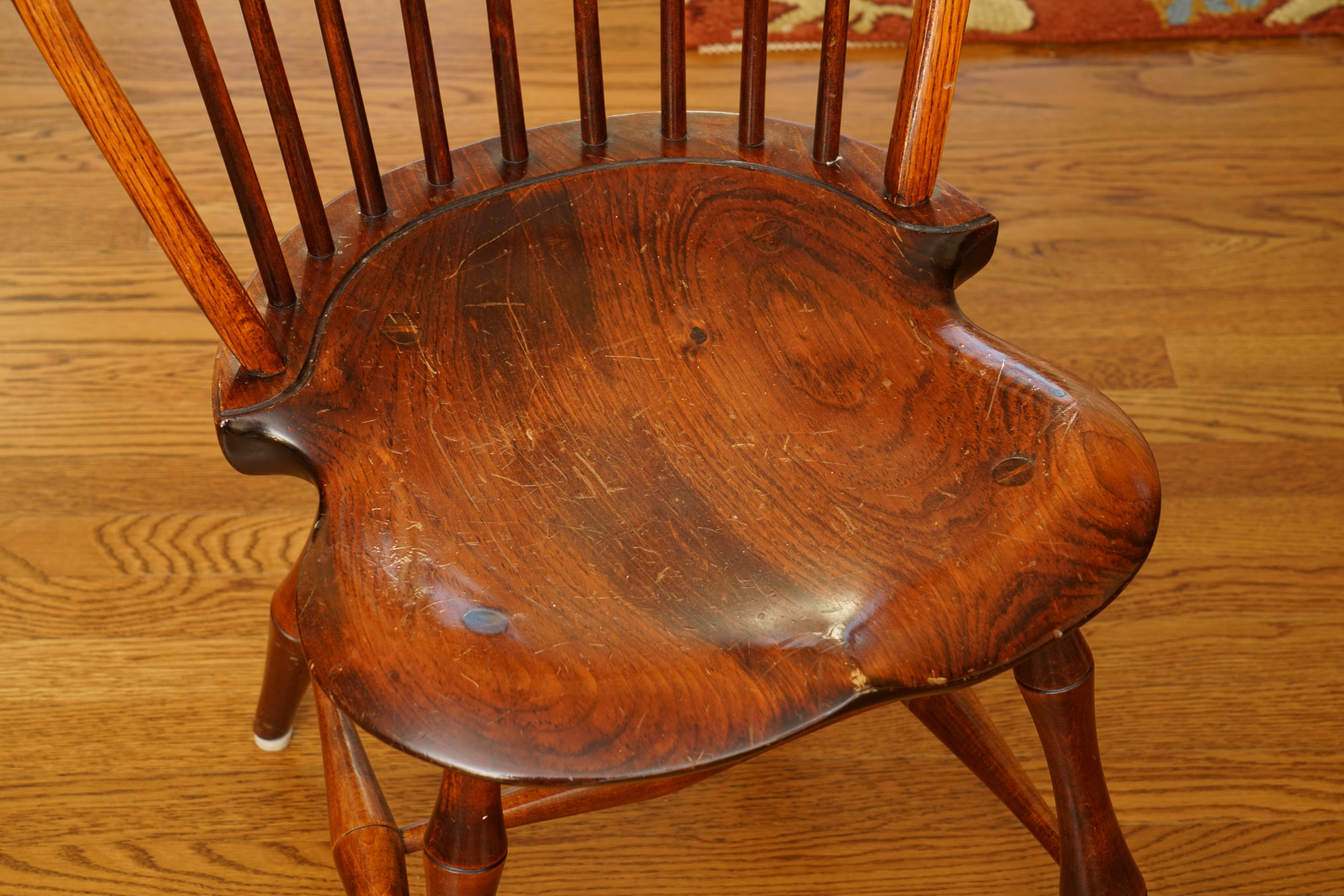 Set of Four Windsor Style Chairs by D.R. Dimes