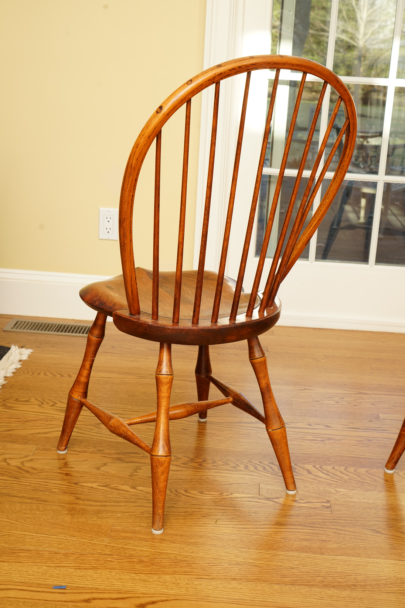 Set of Four Windsor Style Chairs by D.R. Dimes