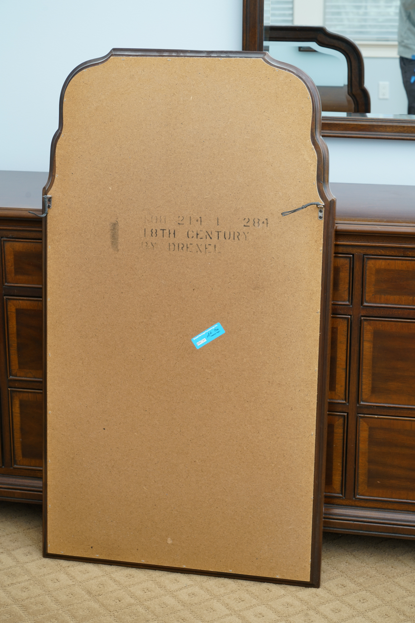 Dark Walnut Finish Wall Mirrors by Drexel