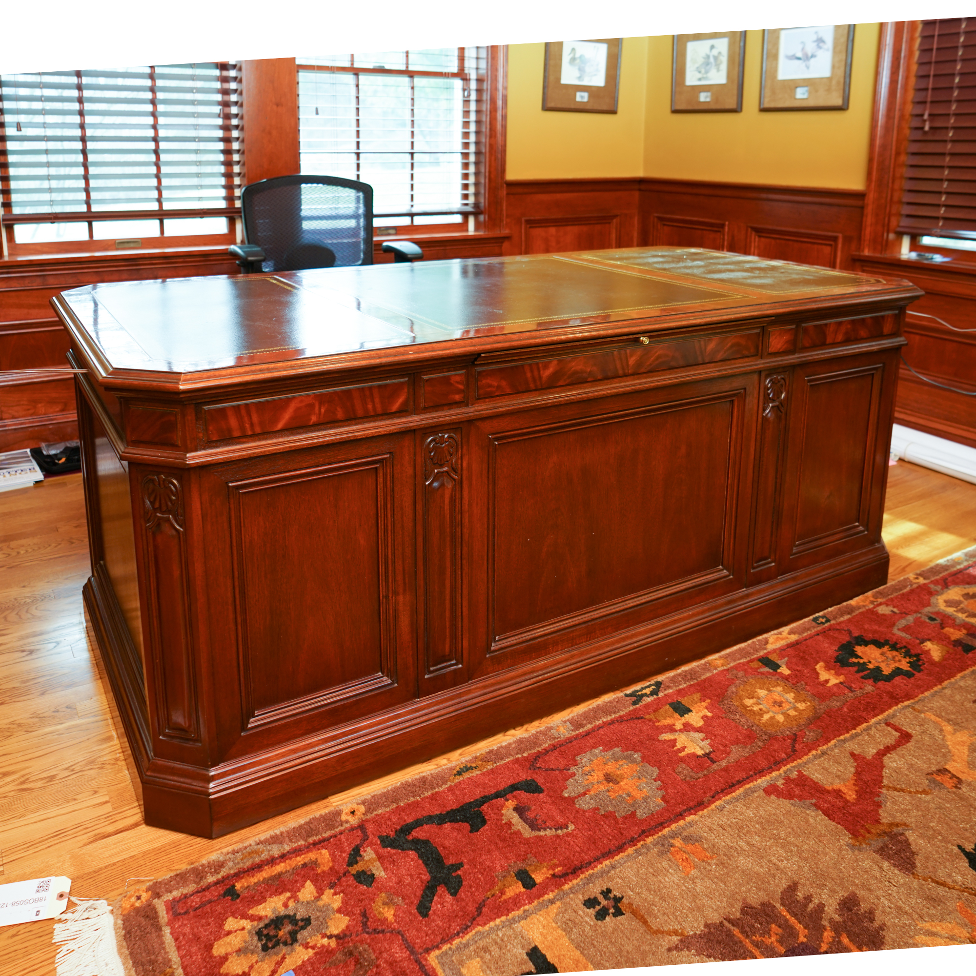Mahogany Executive Desk by Sligh