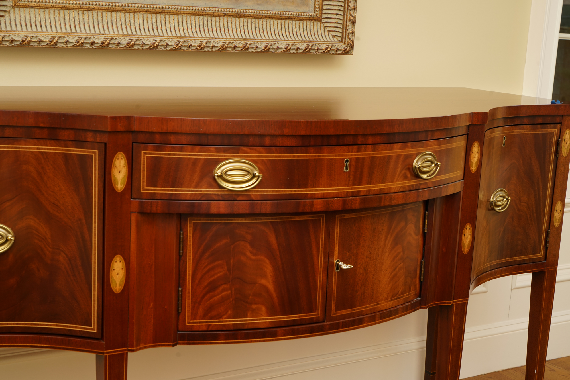 Federal-Style Mount Vernon Reproduction Mahogany Sideboard by Hickory Chair