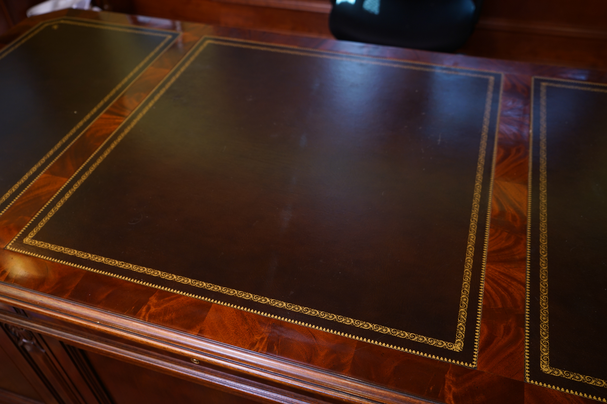 Mahogany Executive Desk by Sligh